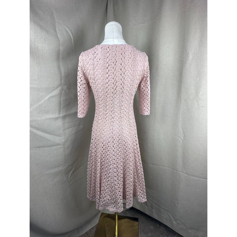 Rabbit Rabbit Rabbit Blush Crochet Lace Dress Size 4 - Picture 2 of 6